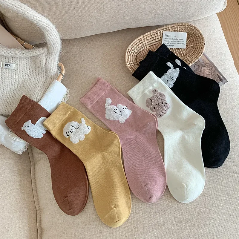 Cute Socks Women Cartoon Cat Dog Sweet Girls Japanese Kawaii Socks Korean Style Harajuku Retro Streetwear Cotton Long Socks Sox
Cute Socks Women Cartoon Cat Dog Sweet Girls Japanese Kawaii Socks Korean Style Harajuku Retro Streetwear Cotton Long Socks Sox