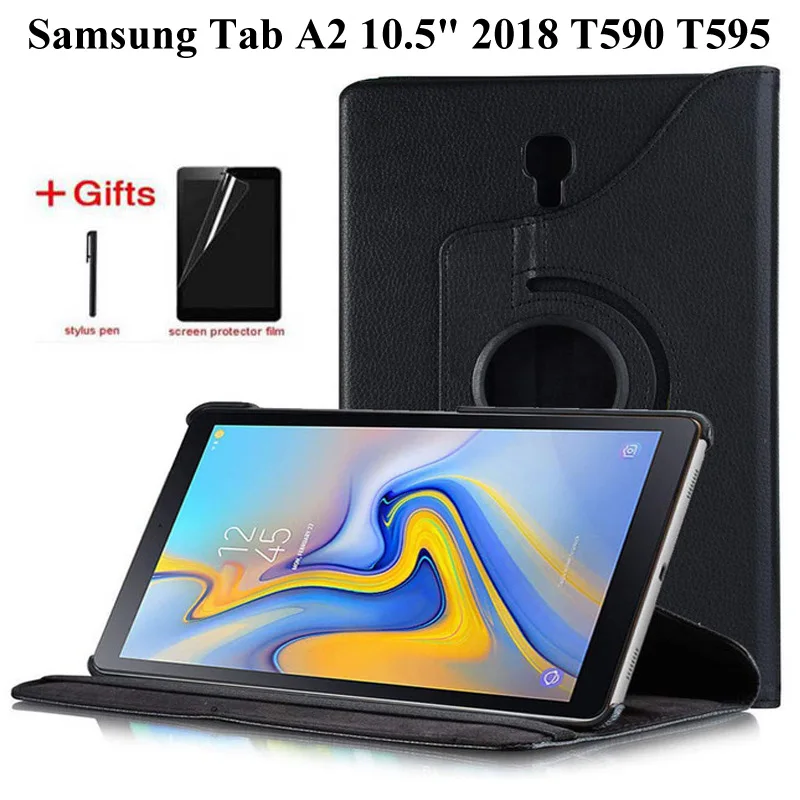Вращающийся на 360° чехол из искусственной кожи для Samsung Galaxy Tab A 10,5 2018 SM-T590 T595 T597, чехол для Samsung Tab A 10,5 + пленка + ручка
Вращающийся на 360° чехол из искусственной кожи для Samsung Galaxy Tab A 10,5 2018 SM-T590 T595 T597, чехол для Samsung Tab A 10,5 + пленка + ручка