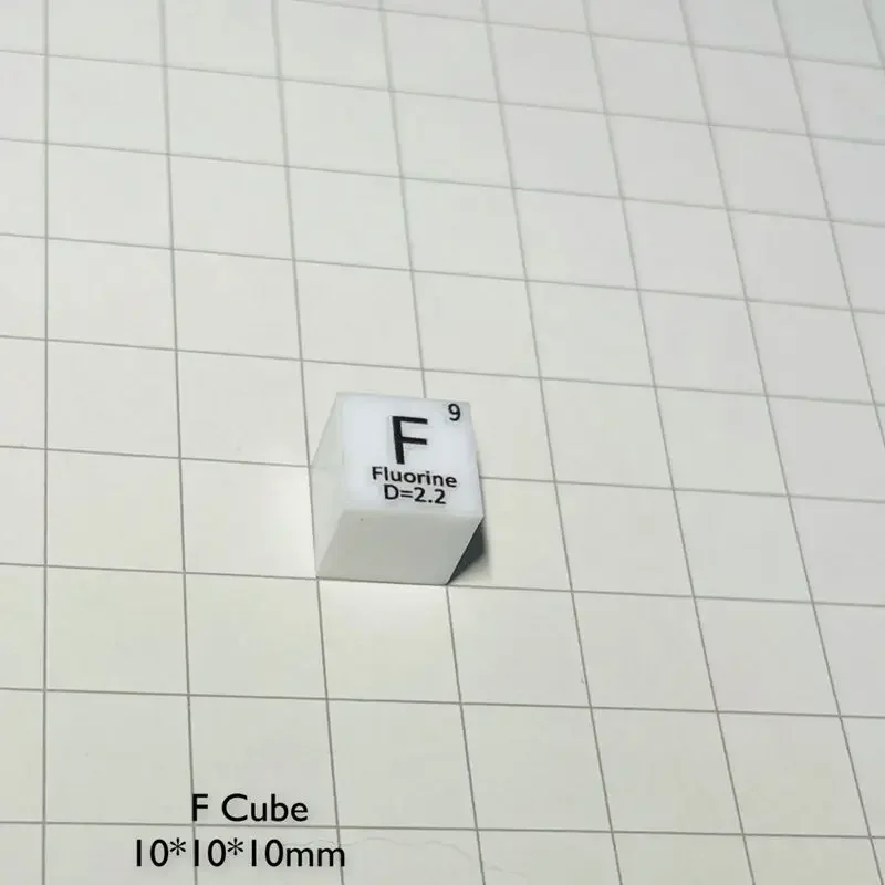 Florine Cube F 75.98% Light Density Element Cubes for Element Collection Hand Made DIY Hobbies Crafts Display
Florine Cube F 75.98% Light Density Element Cubes for Element Collection Hand Made DIY Hobbies Crafts Display