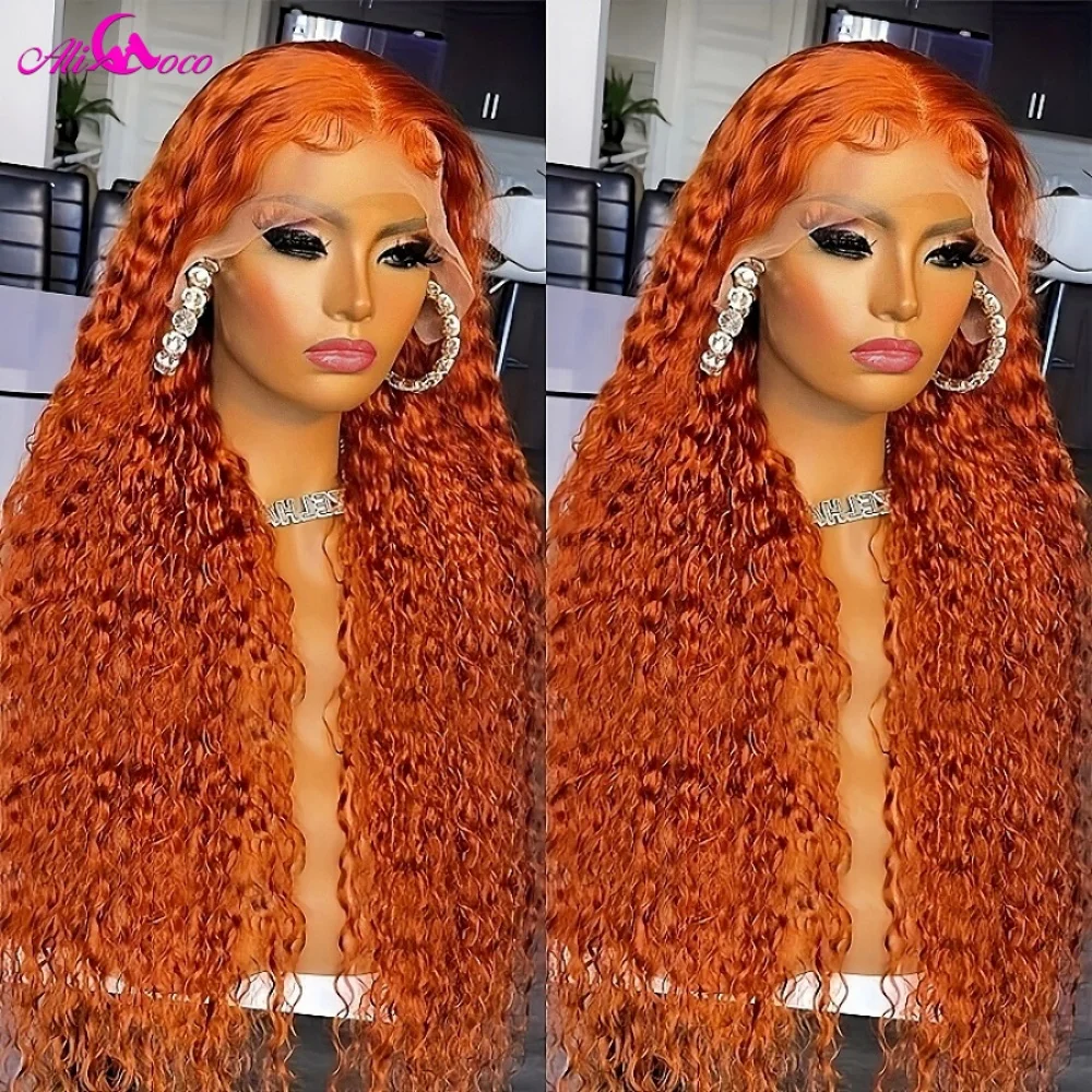 Orange Ginger 13X4 HD Transparent Lace Frontal Wig Human Hair 180 Density Kinky Curly Wigs Human Hair Wig Pre Plucked for Women
Orange Ginger 13X4 HD Transparent Lace Frontal Wig Human Hair 180 Density Kinky Curly Wigs Human Hair Wig Pre Plucked for Women