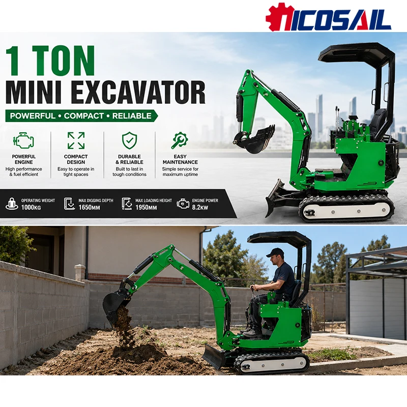 1Ton Ultra Small Excavator CE Euro 5 Certified Custom Design For Narrow Space Indoor Demolition And Digging
1Ton Ultra Small Excavator CE Euro 5 Certified Custom Design For Narrow Space Indoor Demolition And Digging