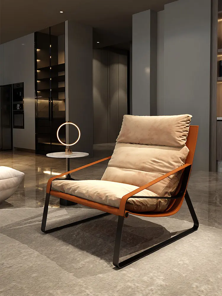 CL minimalist lounge chair, single sofa, semi-reclining lazy chair, backrest chair, modern simple light luxury living room
CL minimalist lounge chair, single sofa, semi-reclining lazy chair, backrest chair, modern simple light luxury living room
