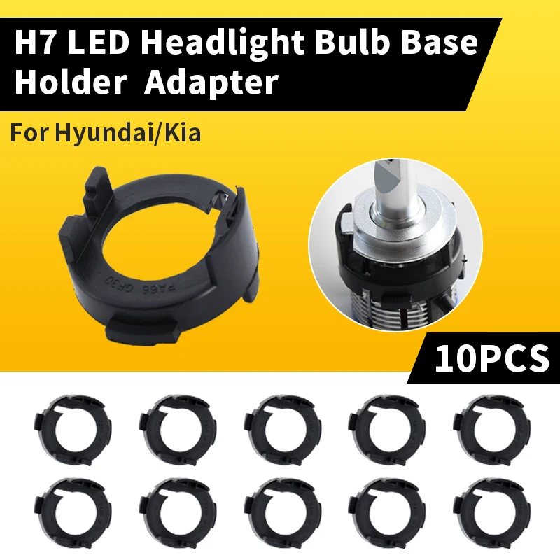 10Pcs H7 LED Headlight Bulbs Holder Adapter base For Kia Rio 2017 K3 2013-2016 New Carens S8 SONATA Hyundai MISTRA Opel
10Pcs H7 LED Headlight Bulbs Holder Adapter base For Kia Rio 2017 K3 2013-2016 New Carens S8 SONATA Hyundai MISTRA Opel