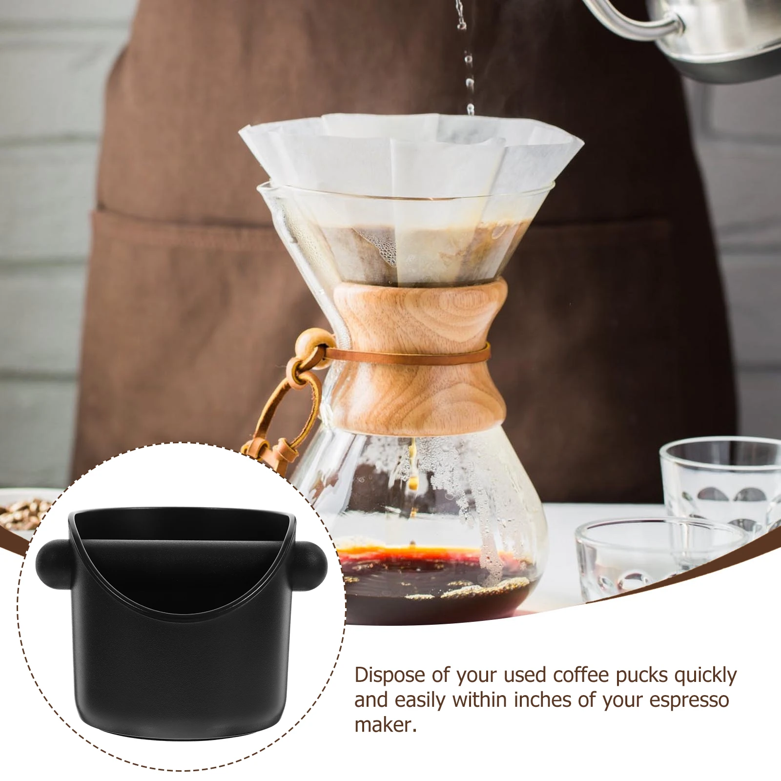 Anti-Slip Knocking Bucket For Espresso Coffee Waste Container Grinds Holder Non-Slip Grinding Waster Bin Home Café Use
Anti-Slip Knocking Bucket For Espresso Coffee Waste Container Grinds Holder Non-Slip Grinding Waster Bin Home Café Use