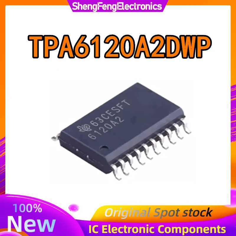 5PCS TPA6120A2DWP TPA TPA6120 TPA6120A2 6120 6120A 6120A2 6120A2DWP IC SOP-20
5PCS TPA6120A2DWP TPA TPA6120 TPA6120A2 6120 6120A 6120A2 6120A2DWP IC SOP-20