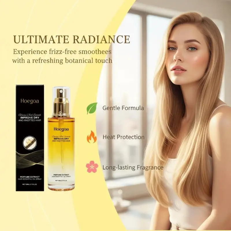 Hoegoa Smoothing Hair Oil: Gently nourishes and smooths hair, leaving it feeling refreshed for daily hair care
Hoegoa Smoothing Hair Oil: Gently nourishes and smooths hair, leaving it feeling refreshed for daily hair care