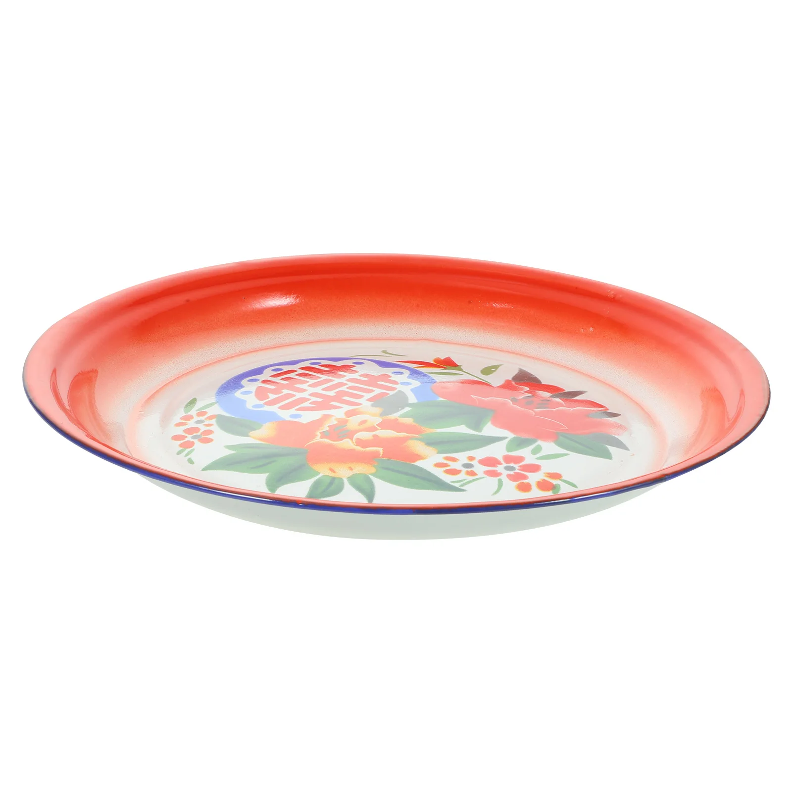 Vintage Enamel Plate Retro Chinese Style Serving Platter Dining Plates Fruits Vegetables Reusable Kitchen Supply
Vintage Enamel Plate Retro Chinese Style Serving Platter Dining Plates Fruits Vegetables Reusable Kitchen Supply