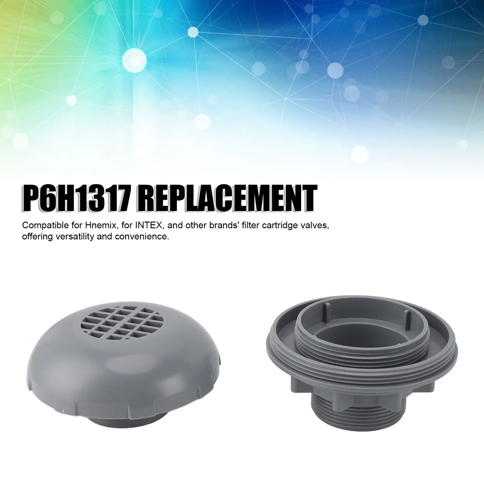 Входное отверстие Сетчатое крепление для бассейна P6H1317 Замена для Hnemix для INTEX
Входное отверстие Сетчатое крепление для бассейна P6H1317 Замена для Hnemix для INTEX