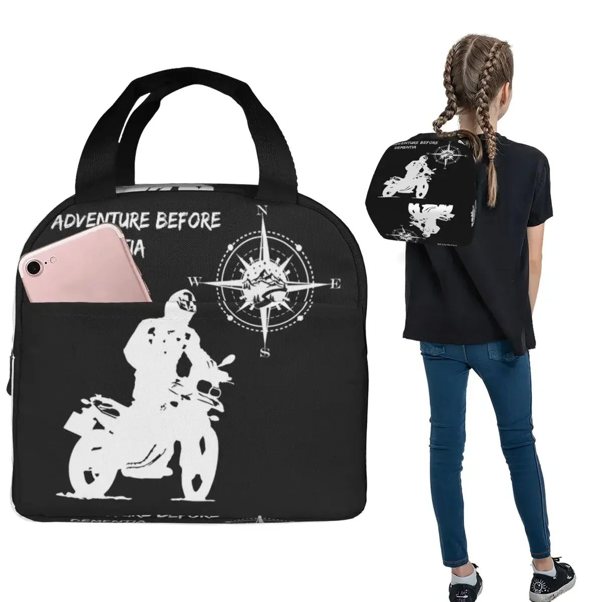 Термосумка для обедов Adventure Before Dementia 700 GS для женщин и детей, изолированная сумка для еды, термосумка-тоут
Термосумка для обедов Adventure Before Dementia 700 GS для женщин и детей, изолированная сумка для еды, термосумка-тоут