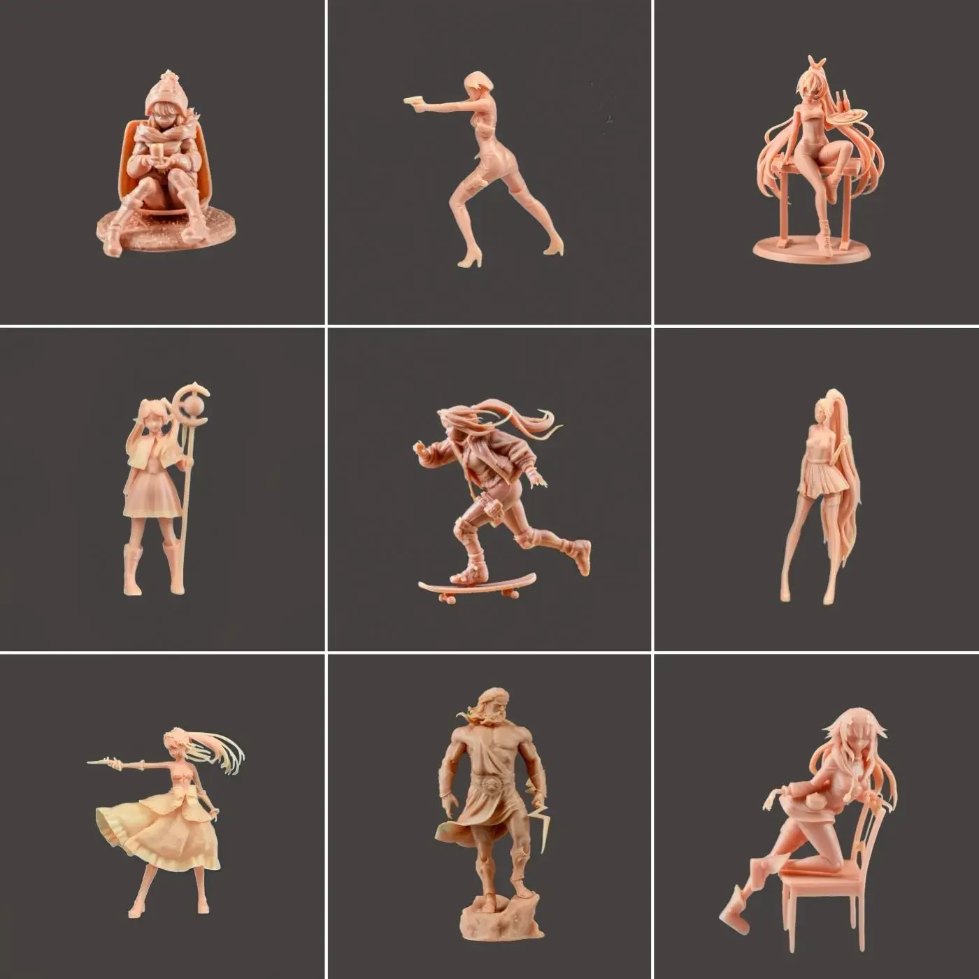 1:64 Scale Gk White Model Miniature Uncolored Random Shipment Anime Game 2D Film and Television Characters Resin Model
1:64 Scale Gk White Model Miniature Uncolored Random Shipment Anime Game 2D Film and Television Characters Resin Model