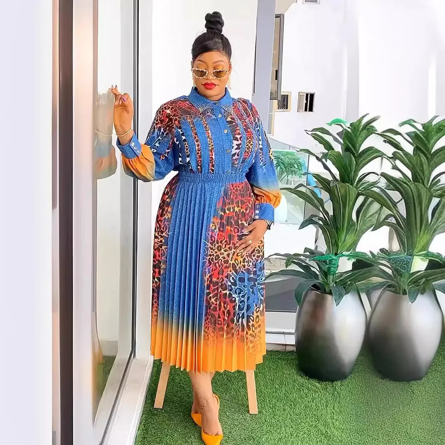 African Dresses for Women 2024 New Summer Fashion 2 PCS Sets Tops And Skirts Suits Muslim Kaftan Chiffon Maxi Dress Elegant
African Dresses for Women 2024 New Summer Fashion 2 PCS Sets Tops And Skirts Suits Muslim Kaftan Chiffon Maxi Dress Elegant