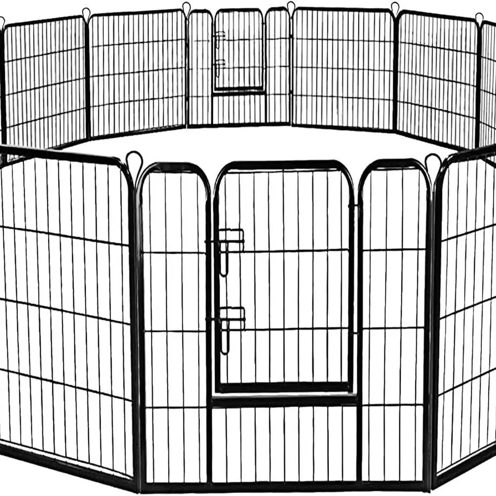 48 уличный манеж для больших собак, металлический забор для домашних животных на 16/8 панелей с дверцей, дворовые кабины
48 уличный манеж для больших собак, металлический забор для домашних животных на 16/8 панелей с дверцей, дворовые кабины