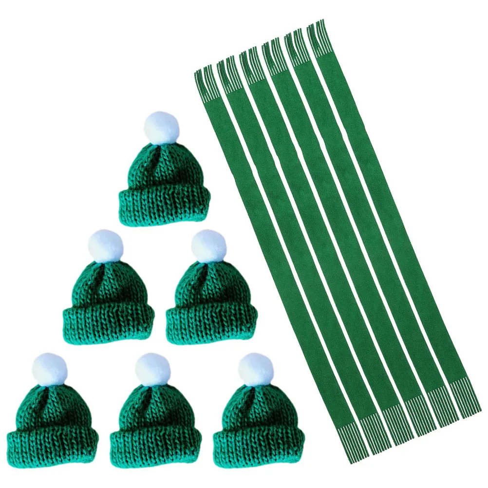 Christmas Knitted Hat Scarf Set Mini Tiny Hats Decorations Small for Crafts Miniature Scarves
Christmas Knitted Hat Scarf Set Mini Tiny Hats Decorations Small for Crafts Miniature Scarves