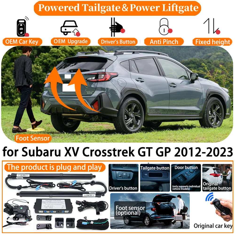 ZhuCamX Car Smart Powered Tailgate system for Subaru XV Crosstrek GT GP 2012-2023 Automatic Electric Power Tailgate Strut kit
ZhuCamX Car Smart Powered Tailgate system for Subaru XV Crosstrek GT GP 2012-2023 Automatic Electric Power Tailgate Strut kit