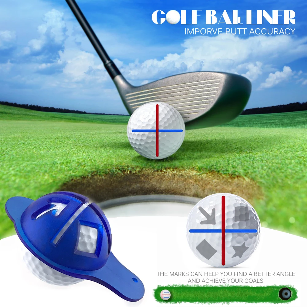Golf Ball Line Marker Liner, Golf Ball Scribing Tool with Alignment Stencil for Putting Accuracy, Golf Training Accessories
Golf Ball Line Marker Liner, Golf Ball Scribing Tool with Alignment Stencil for Putting Accuracy, Golf Training Accessories