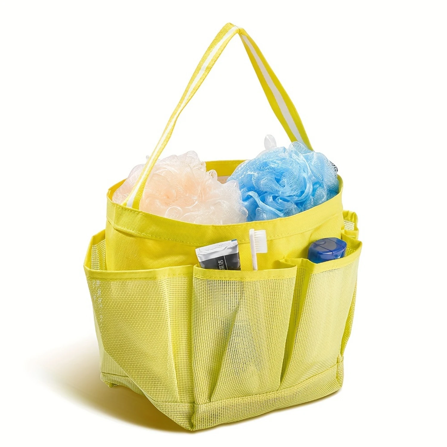 Mesh Shower Caddy Tote Bag, Large Capacity With 7 Pockets, Portable Bathroom Toiletry Organizer For College Dorm, Gym, Swimming,
Mesh Shower Caddy Tote Bag, Large Capacity With 7 Pockets, Portable Bathroom Toiletry Organizer For College Dorm, Gym, Swimming,