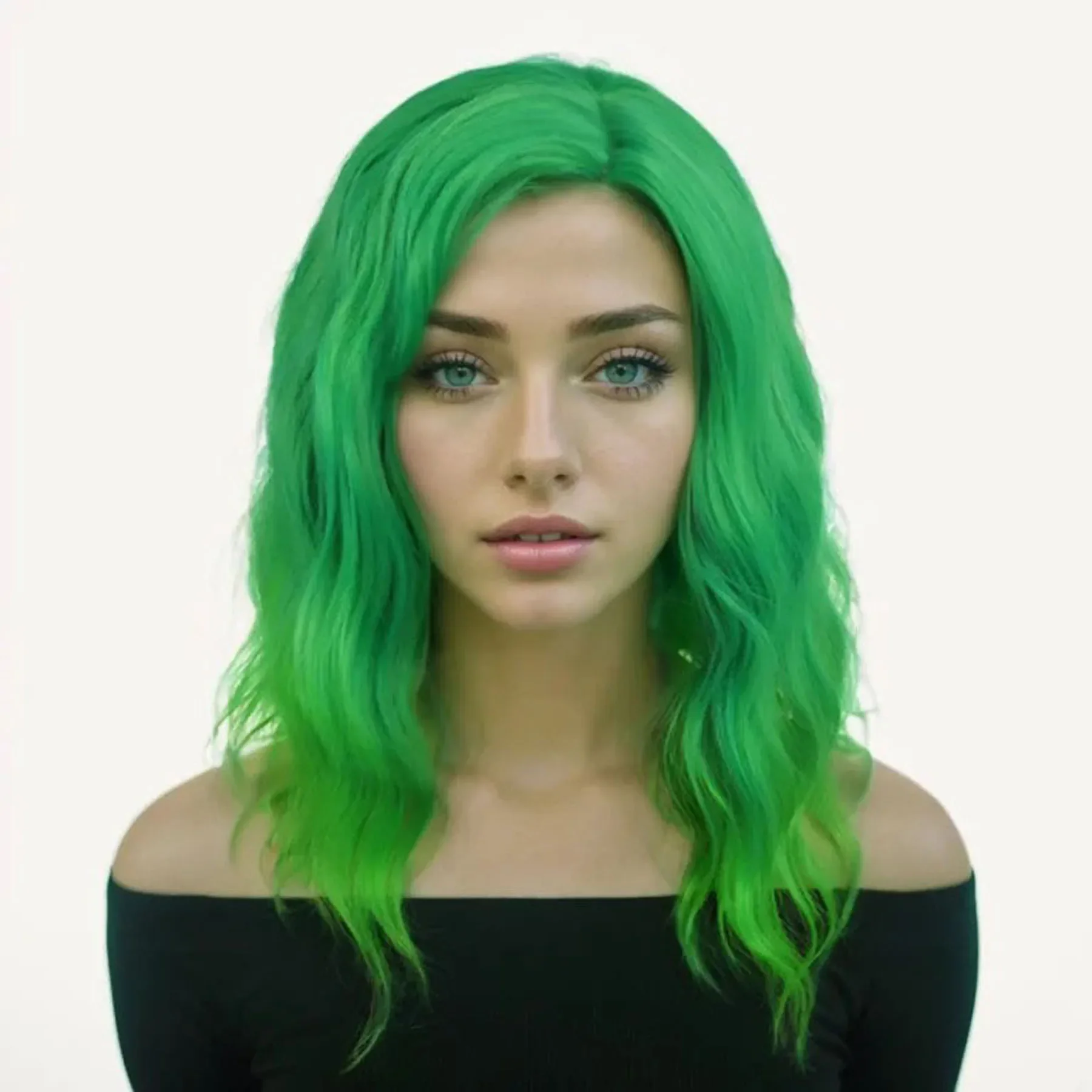 Synthetic Hair Cosplay Short Wavy Wig with Bangs Halloween Drag Queen Party Curly Green Costume Wigs for Women Heat Resistant
Synthetic Hair Cosplay Short Wavy Wig with Bangs Halloween Drag Queen Party Curly Green Costume Wigs for Women Heat Resistant