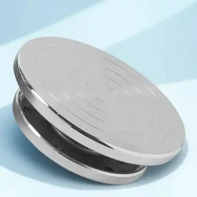Aluminum Alloy Clay Turntable Stable Rotation Base Pottery Sculpting Tool 360 Degree Swivel Bearing Smooth Turntable Plate
Aluminum Alloy Clay Turntable Stable Rotation Base Pottery Sculpting Tool 360 Degree Swivel Bearing Smooth Turntable Plate