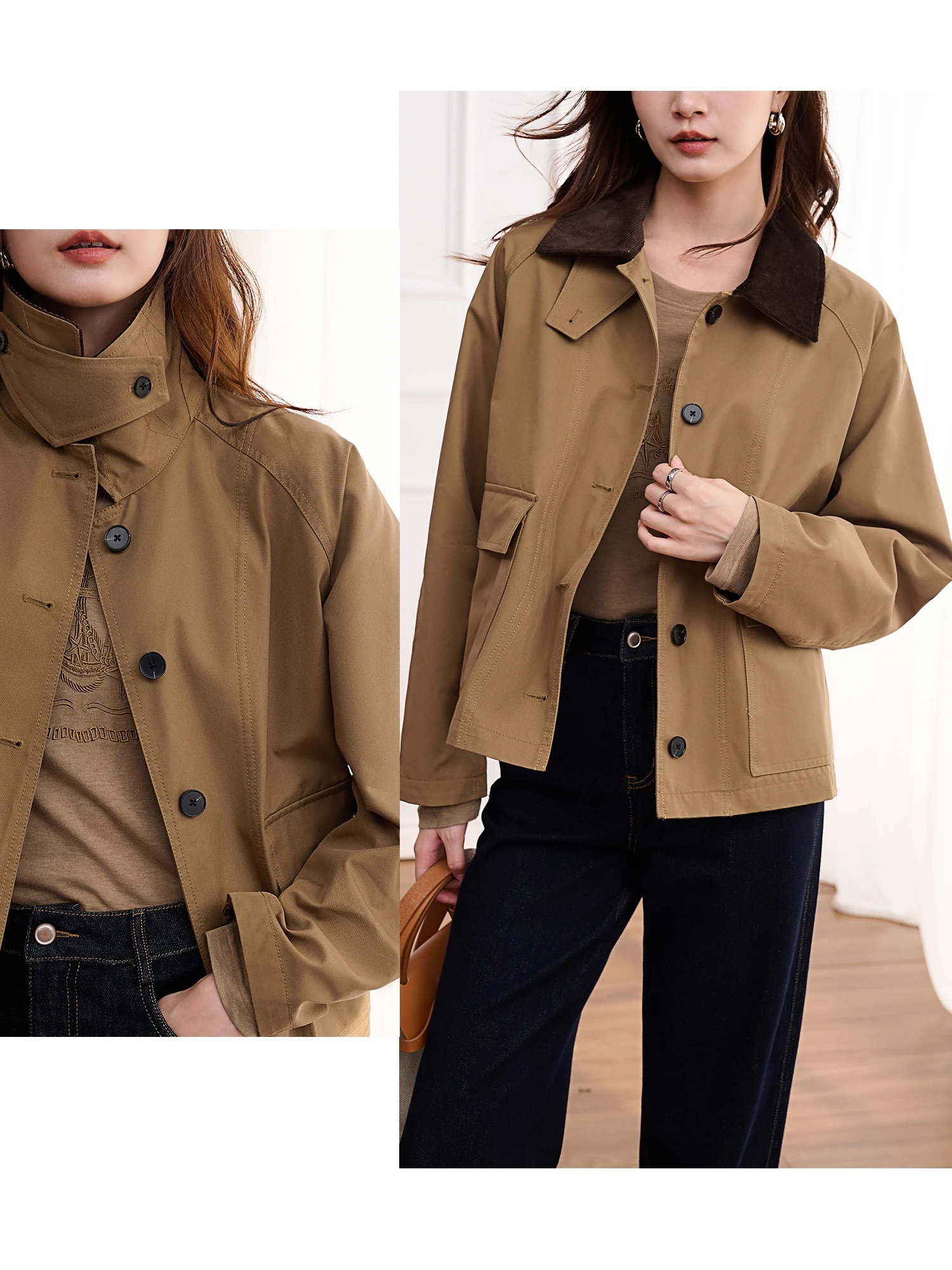 JPOO Women's Short Cotton Corduroy Jacket Quilted Slash Pattern Casual Coat Autumn Commute Style Standard Fit Long Sleeve
JPOO Women's Short Cotton Corduroy Jacket Quilted Slash Pattern Casual Coat Autumn Commute Style Standard Fit Long Sleeve