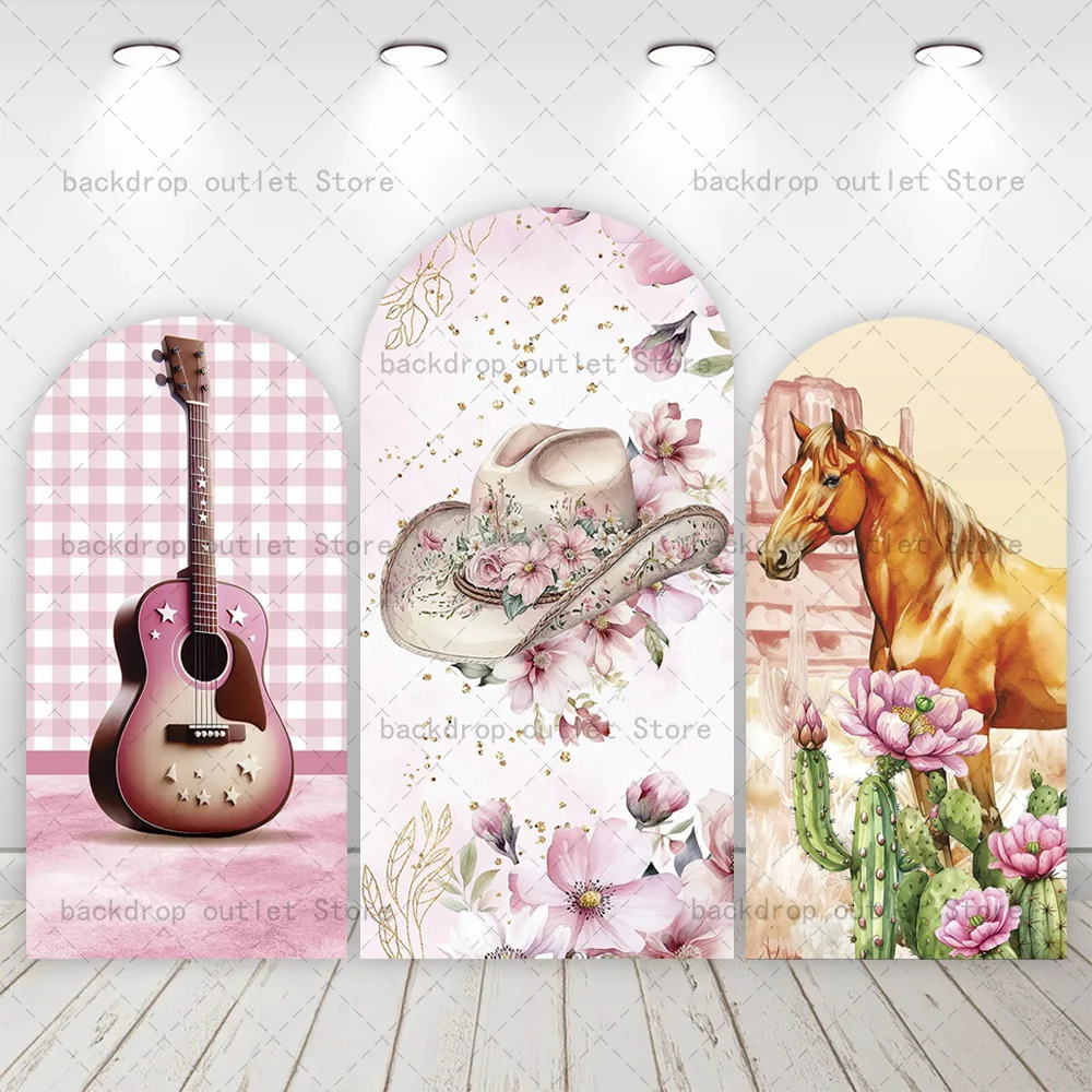 Mehofond Western Cowgirl Arch Backdrop Horse Guitar Decoration Kids Baby Shower Party Newborn First Birthday Background
Mehofond Western Cowgirl Arch Backdrop Horse Guitar Decoration Kids Baby Shower Party Newborn First Birthday Background