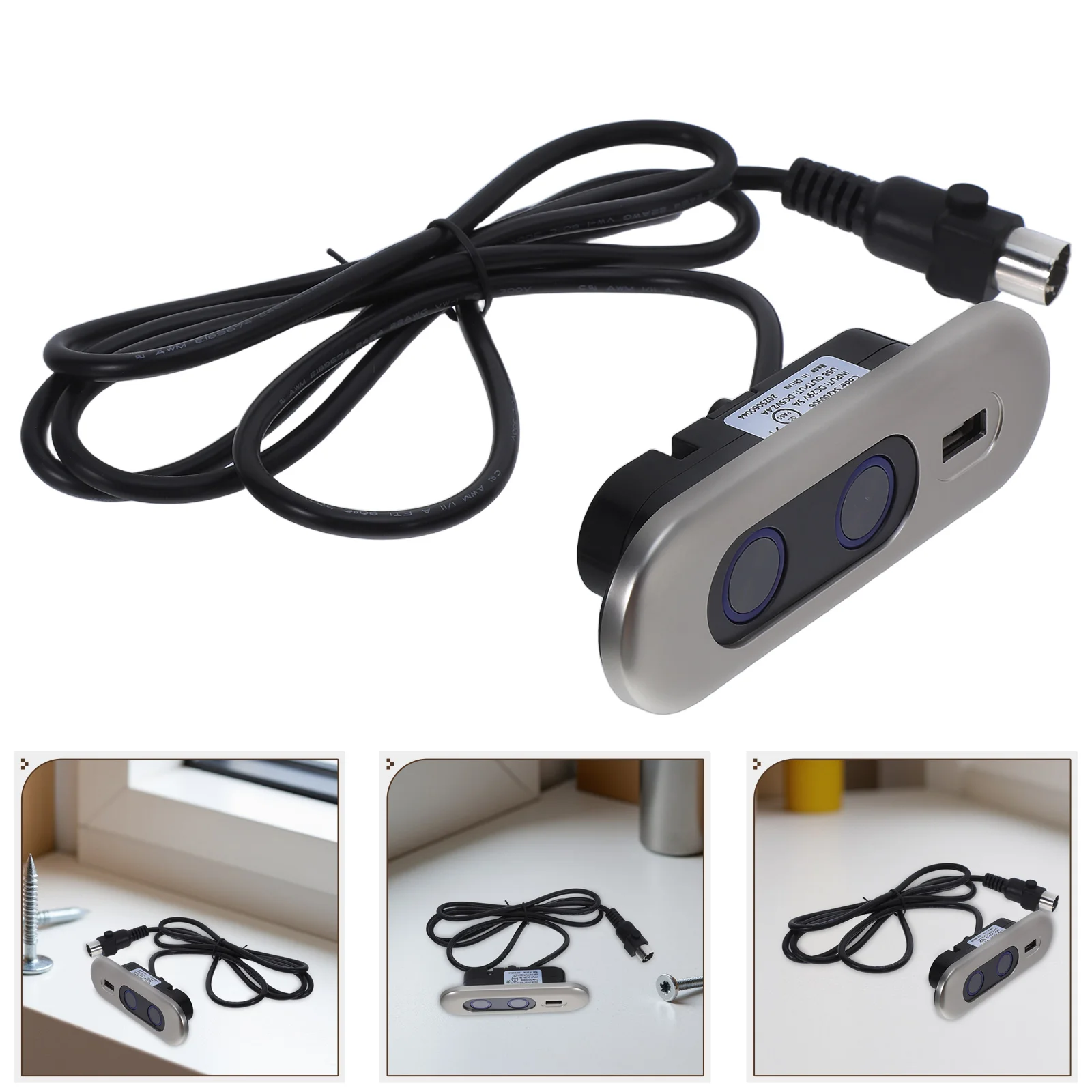 Электрический контроллер кресла-подъемника с откидной спинкой, 5-контактный двойной кнопочный USB-зарядка, ручное управление, запасные части для мебели
Электрический контроллер кресла-подъемника с откидной спинкой, 5-контактный двойной кнопочный USB-зарядка, ручное управление, запасные части для мебели