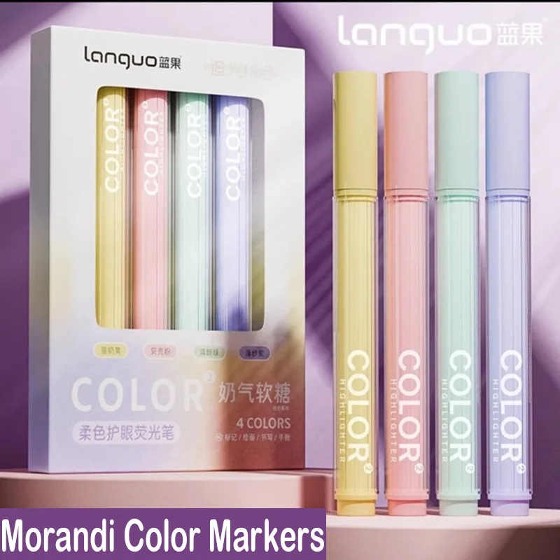 24/4 PCS Color Marker Morandi Colorful Highlighter Pen Soft Student Notebook Painting Note School Office Art Supplies Stationery
24/4 PCS Color Marker Morandi Colorful Highlighter Pen Soft Student Notebook Painting Note School Office Art Supplies Stationery