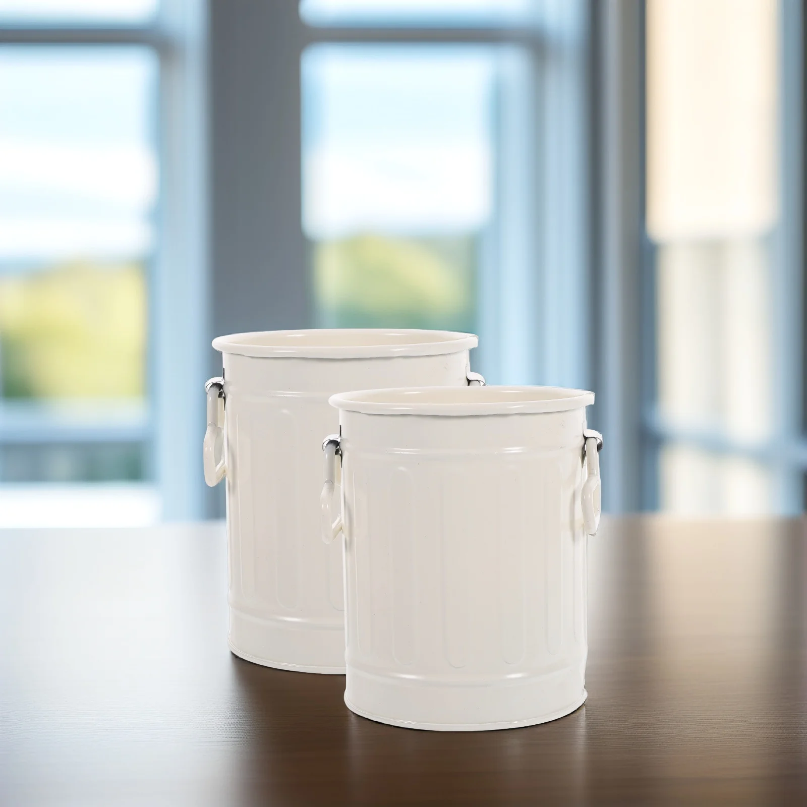 2Pcs Handheld Cylinder Flower Pot Iron Planter Retro Vase Mini Dried Flowerpot Office Bucket Garden Supplies Portable Container
2Pcs Handheld Cylinder Flower Pot Iron Planter Retro Vase Mini Dried Flowerpot Office Bucket Garden Supplies Portable Container