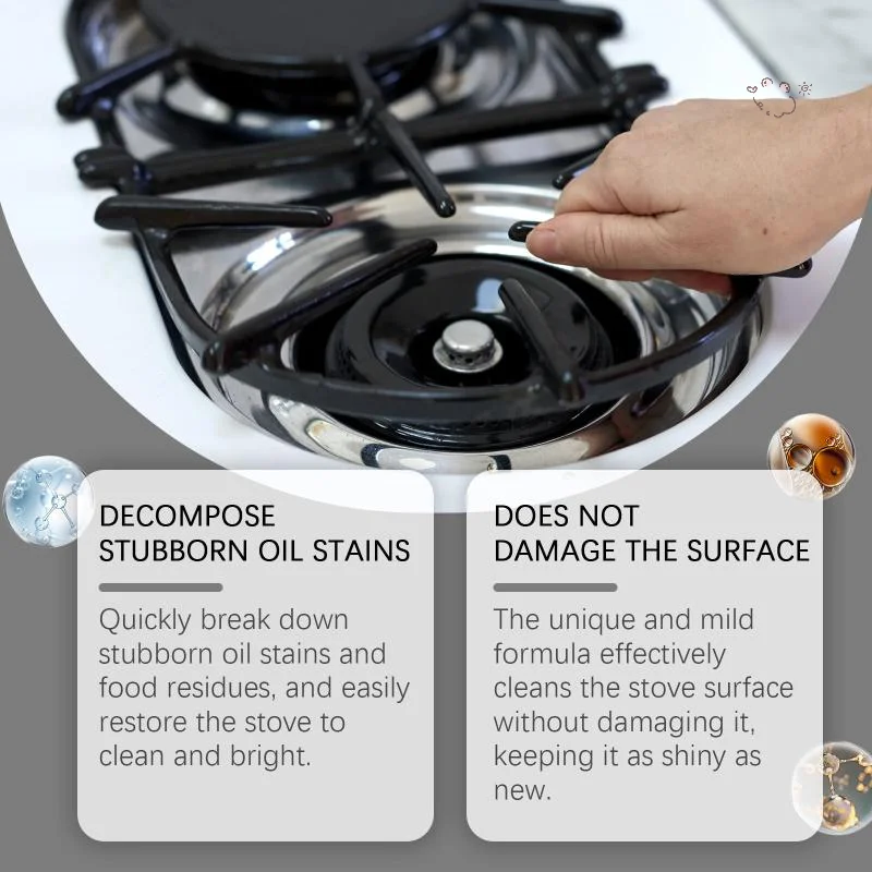 Jakehoe Stove Cleaning Cream, Household Kitchen Range Hoods Decontaminator, Decontaminator And Mild Cleaning Agent
Jakehoe Stove Cleaning Cream, Household Kitchen Range Hoods Decontaminator, Decontaminator And Mild Cleaning Agent