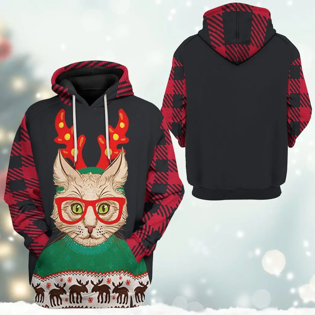 Autumn and winter hoodie men sweatshirt unisex 3d print kitten christmas print hoodie unisex harajuku fashion pullover
Autumn and winter hoodie men sweatshirt unisex 3d print kitten christmas print hoodie unisex harajuku fashion pullover