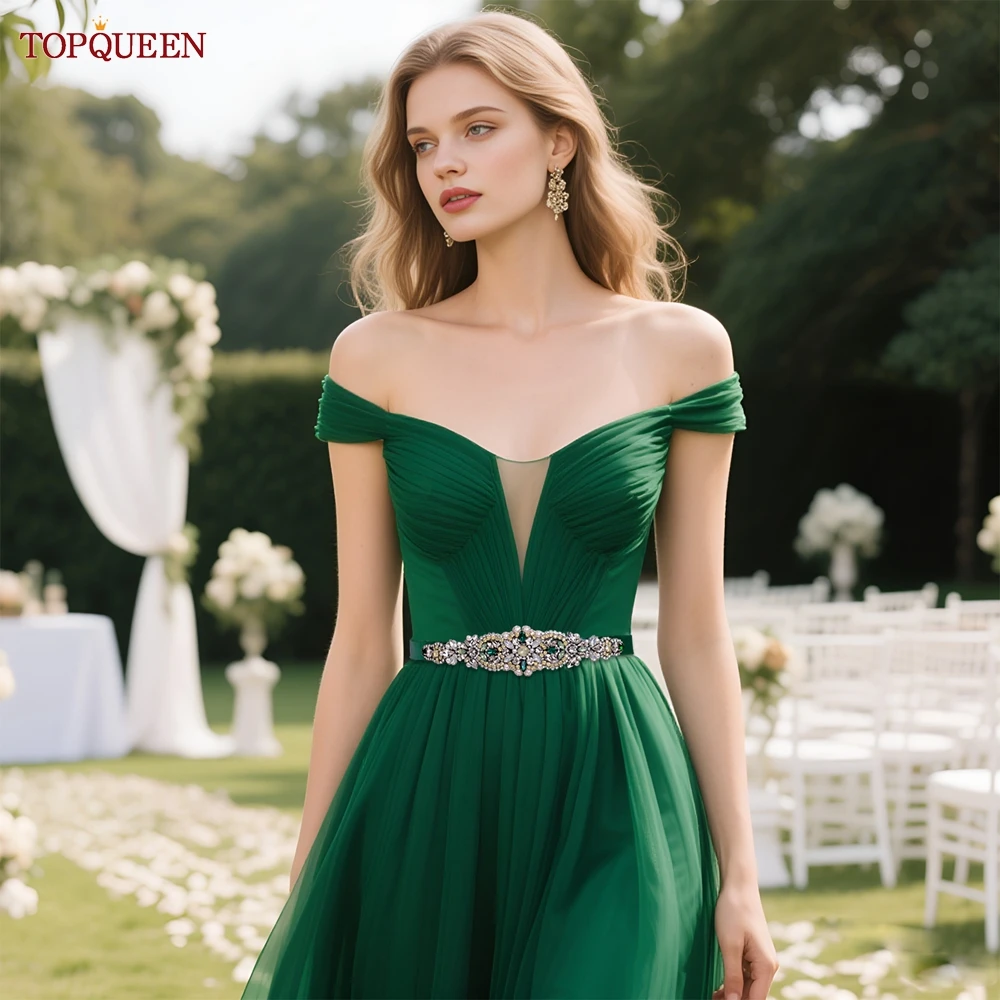 TOPQUEEN зеленый пояс со стразами, свадебный пояс с лентой, свадебные аксессуары, праздничное платье, украшение на талию, пояс для подружки невесты S452
TOPQUEEN зеленый пояс со стразами, свадебный пояс с лентой, свадебные аксессуары, праздничное платье, украшение на талию, пояс для подружки невесты S452