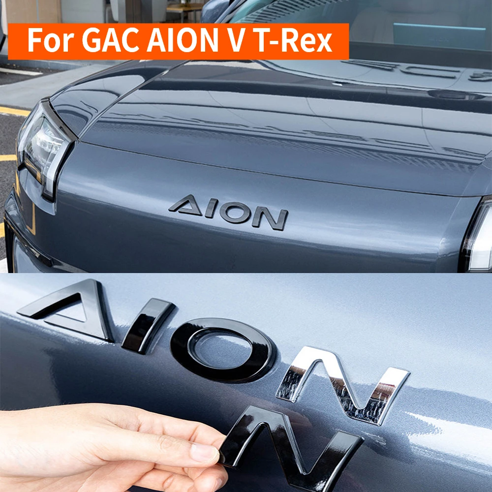 For GAC AION V T‑Rex Front Black Logo Sticker Letter Rear Badge Decoration Cover Car Modification Accessories
For GAC AION V T‑Rex Front Black Logo Sticker Letter Rear Badge Decoration Cover Car Modification Accessories