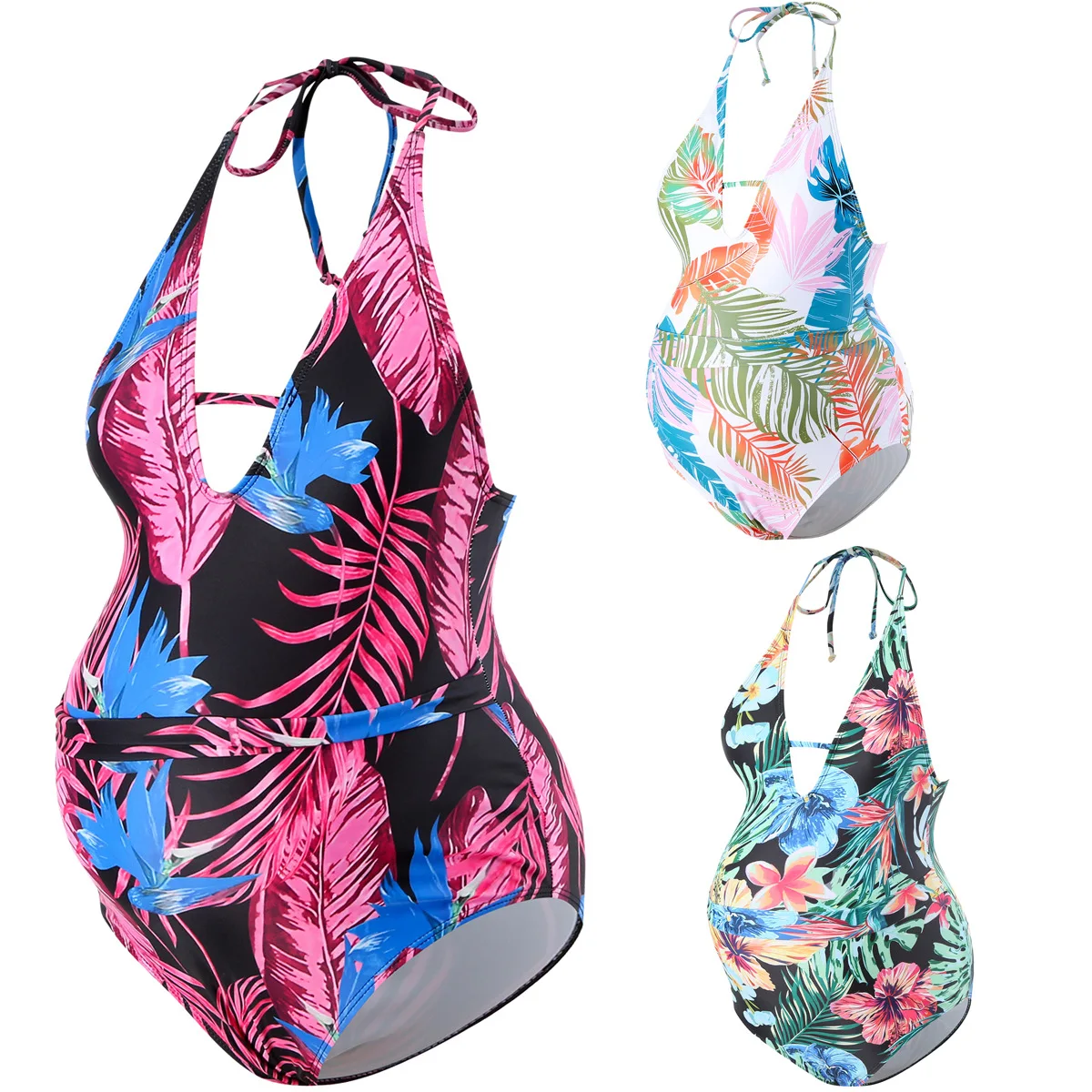 Summer Beach Halterneck Swimsuit Women's Print Crossover Back Design One-piece Triangle Lace-up Bikini
Summer Beach Halterneck Swimsuit Women's Print Crossover Back Design One-piece Triangle Lace-up Bikini