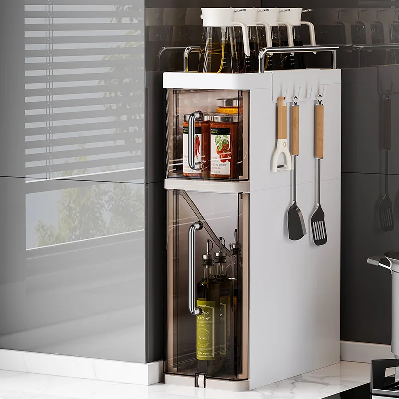 New model Household kitchen storage rack Multifunctional seasoning tank rack Desktop storage cabinet Drawer type crevice cabinet
New model Household kitchen storage rack Multifunctional seasoning tank rack Desktop storage cabinet Drawer type crevice cabinet