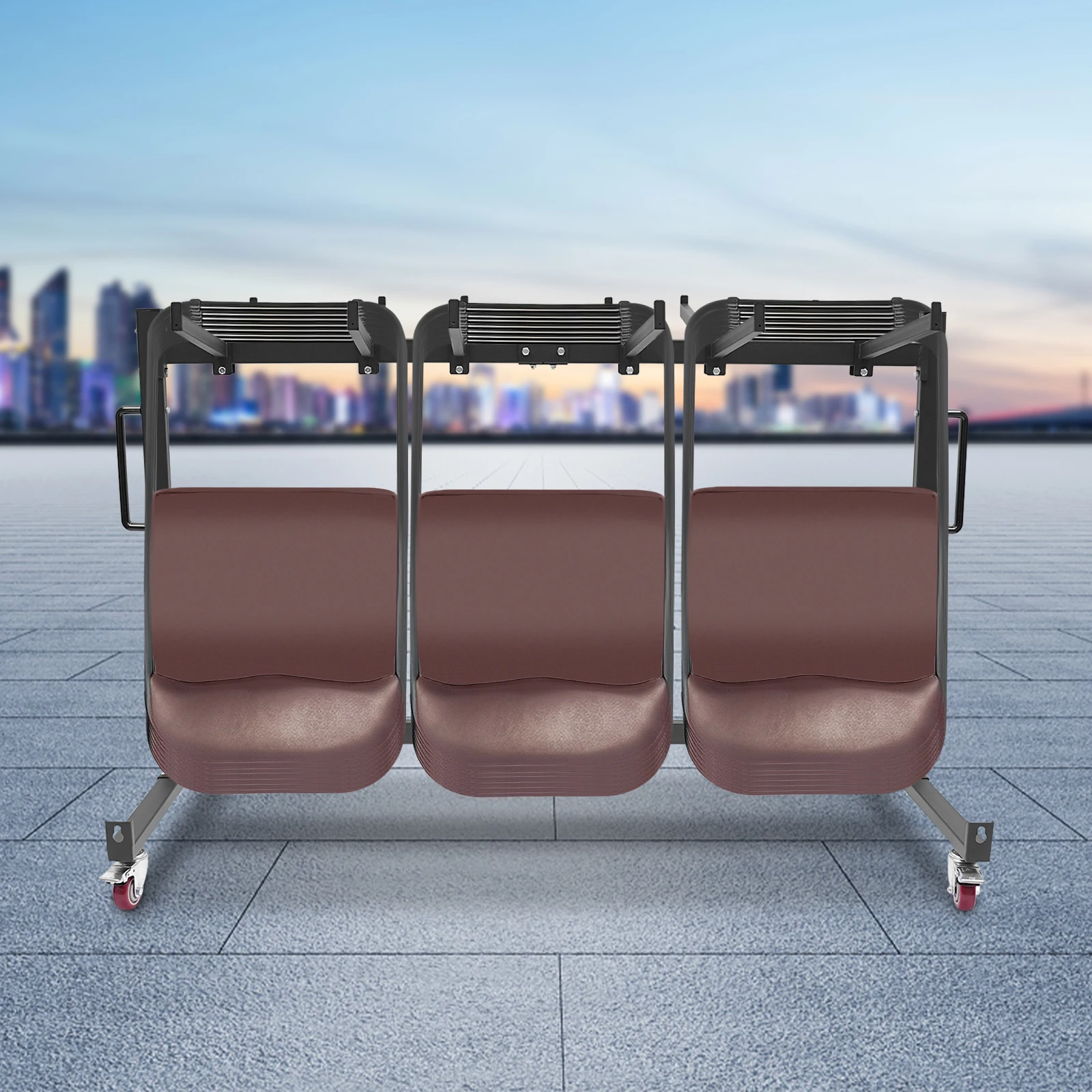 Folding Table Cart 85.98*182.98*114cm Folding Table Trolleys with Thoughtful Binding Hooks and Rope Table Cart for Schools/Offices/Event Venues/Homes
Folding Table Cart 85.98*182.98*114cm Folding Table Trolleys with Thoughtful Binding Hooks and Rope Table Cart for Schools/Offices/Event Venues/Homes