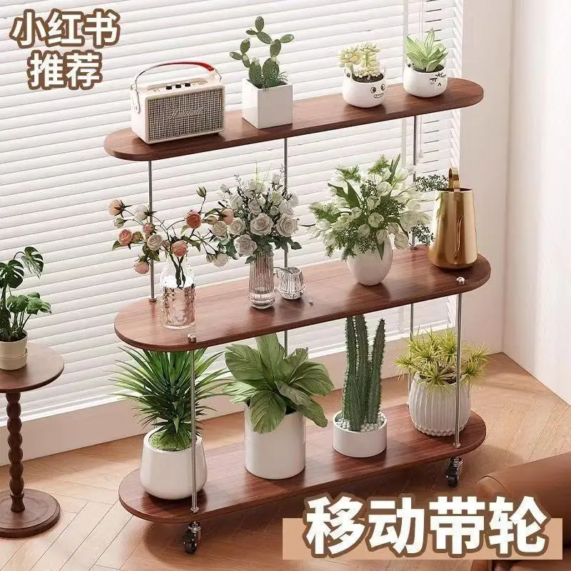 Balcony storage floor-to-ceiling flower rack indoor household new simple and movable multi-layer shelf
Balcony storage floor-to-ceiling flower rack indoor household new simple and movable multi-layer shelf