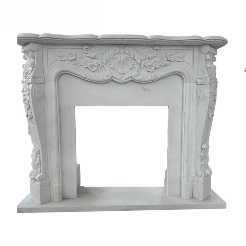 Interior hand-carved luxury decoration high quality modern marble burning furnace
Interior hand-carved luxury decoration high quality modern marble burning furnace