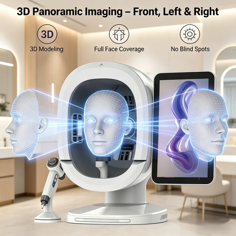New Intelligent beauty analysis instrument uses artificial intelligence technology to intelligently analyze deep skin layers
New Intelligent beauty analysis instrument uses artificial intelligence technology to intelligently analyze deep skin layers