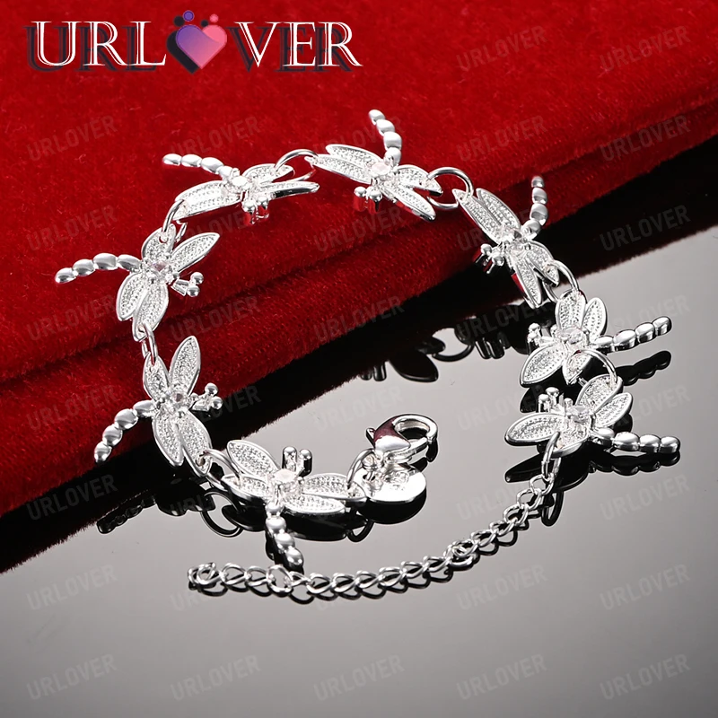 AAA Zircon 925 Sterling Silver Dragonfly Bracelets Men Women Wedding Banquet Accessories Birthday Party Fashion Fine Jewelry
AAA Zircon 925 Sterling Silver Dragonfly Bracelets Men Women Wedding Banquet Accessories Birthday Party Fashion Fine Jewelry