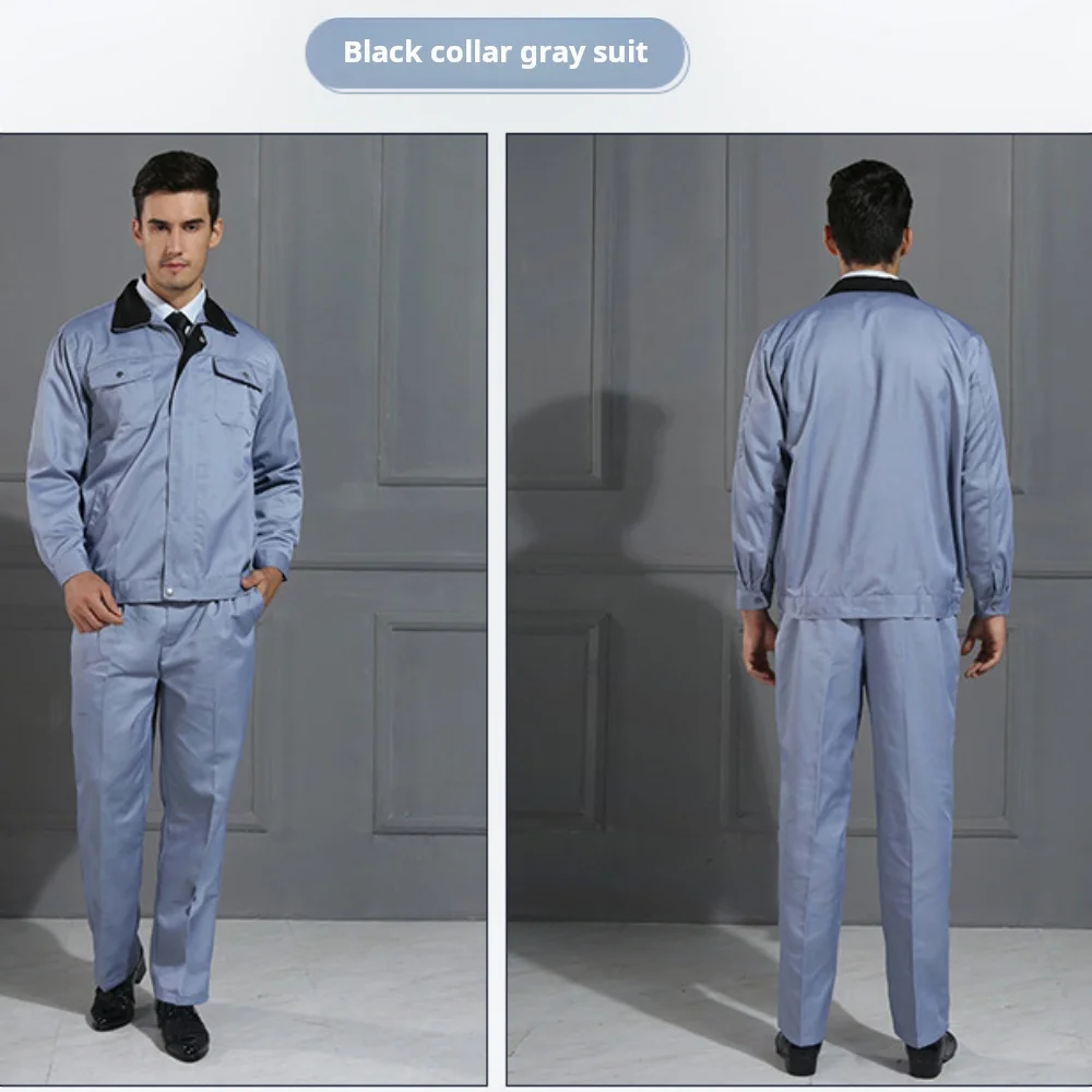 Men's welding jacket set work clothes, dirt resistant and wear-resistant workshop car repair welding clothes work clothes
Men's welding jacket set work clothes, dirt resistant and wear-resistant workshop car repair welding clothes work clothes