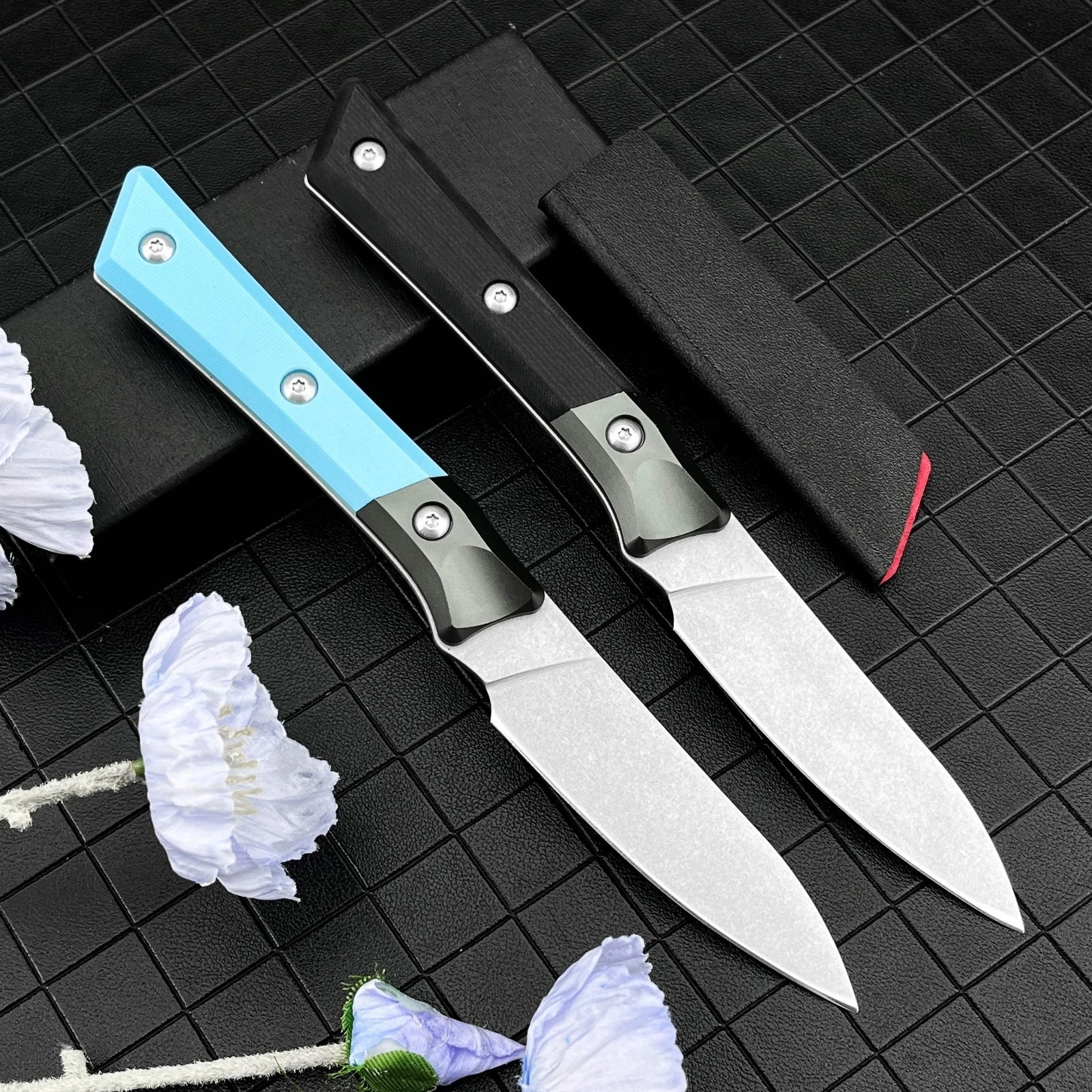 New Portable Fixed-blade Knife 9Cr13Mov Blade T6 Aerospace-grade Aluminum Alloy Handle Outdoor Hiking Cutting Fruit knife EDC
New Portable Fixed-blade Knife 9Cr13Mov Blade T6 Aerospace-grade Aluminum Alloy Handle Outdoor Hiking Cutting Fruit knife EDC