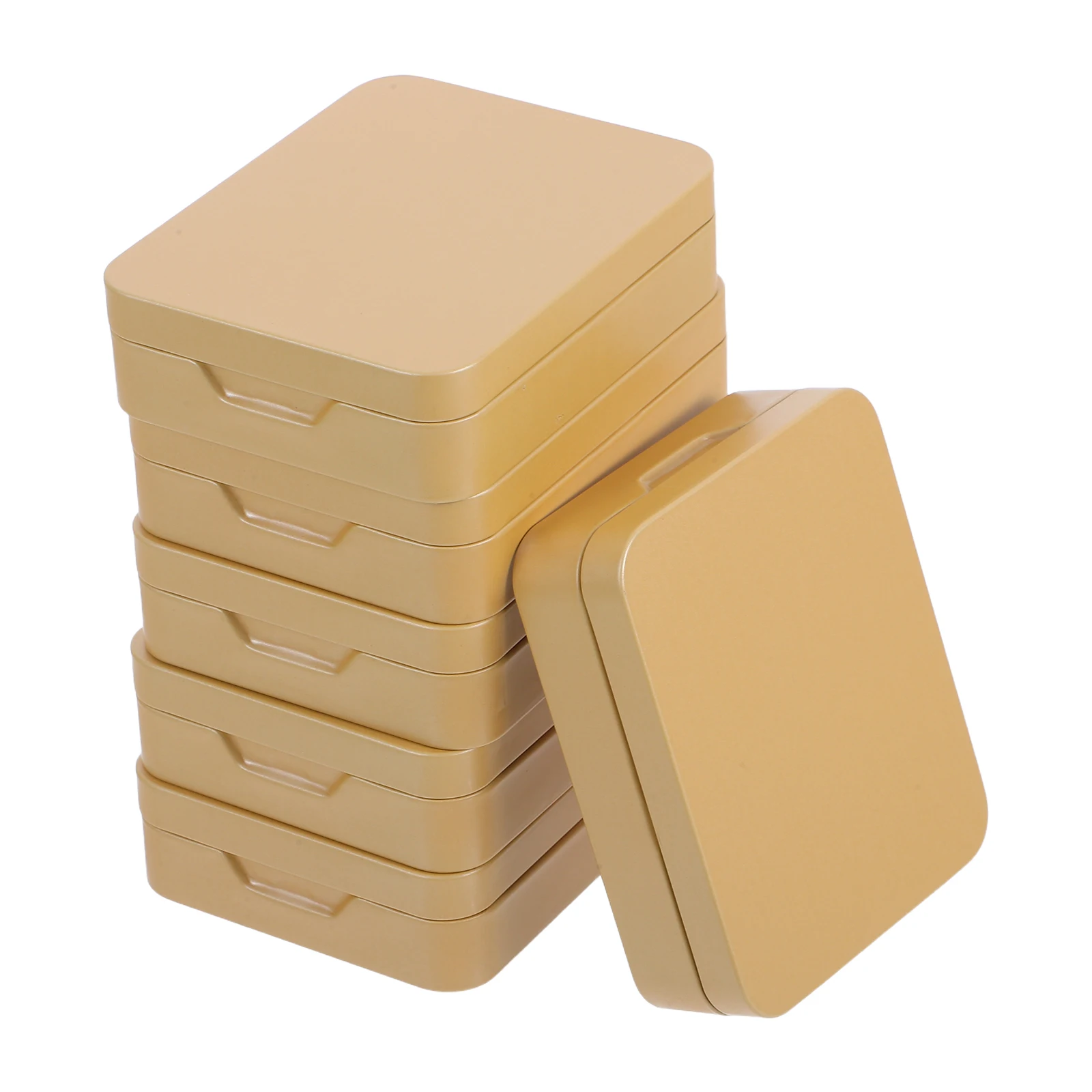 6 Pcs Hinged Tinplate Boxes Airtight Tea Containers Portable Gold Candy Storage Small Metal Tins Retro Gift Packaging
6 Pcs Hinged Tinplate Boxes Airtight Tea Containers Portable Gold Candy Storage Small Metal Tins Retro Gift Packaging