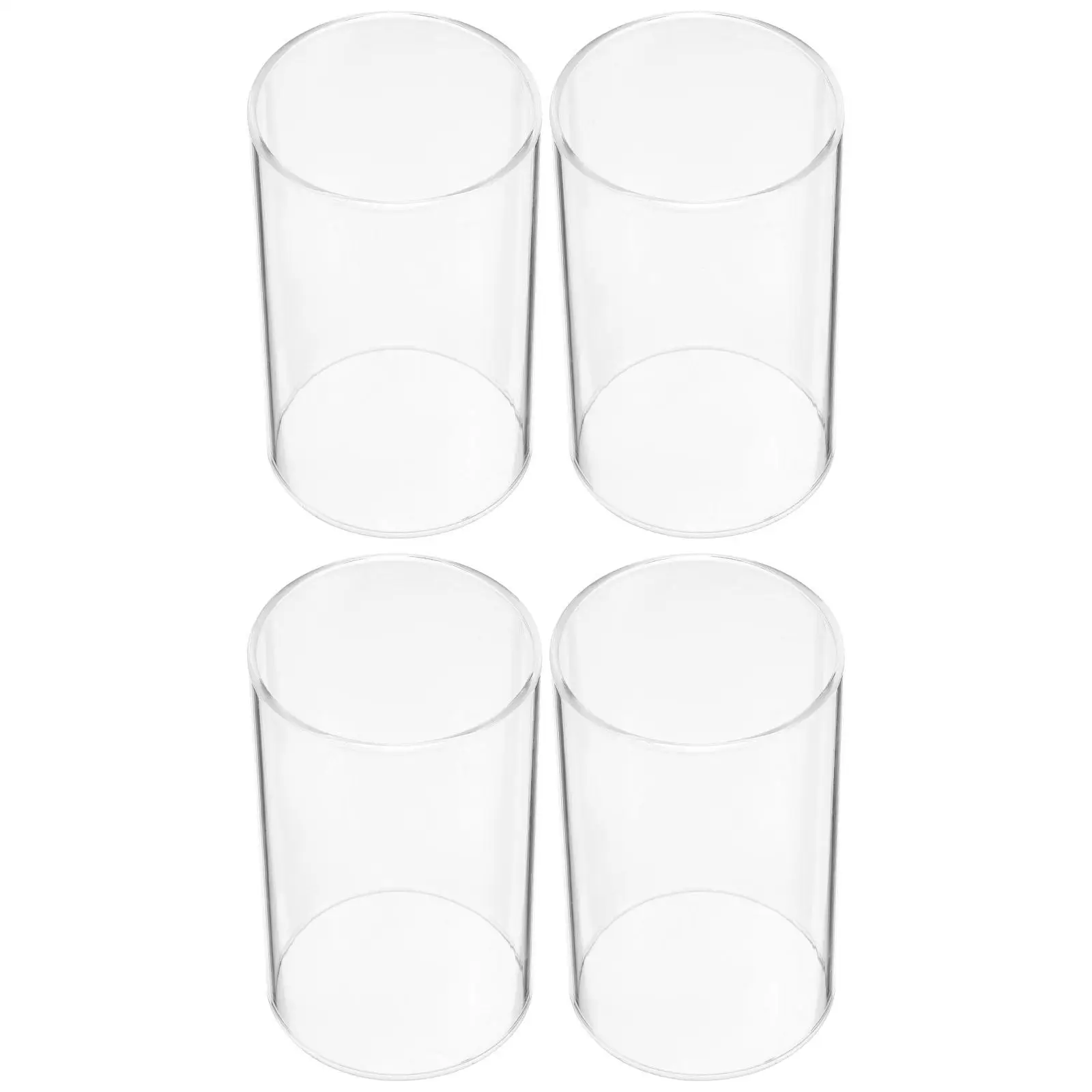 4 Pcs Glass Lampshade Gift Idea Covers Cylinder Vases Wedding Decor Plate High Borosilicate Tube Transparent
4 Pcs Glass Lampshade Gift Idea Covers Cylinder Vases Wedding Decor Plate High Borosilicate Tube Transparent