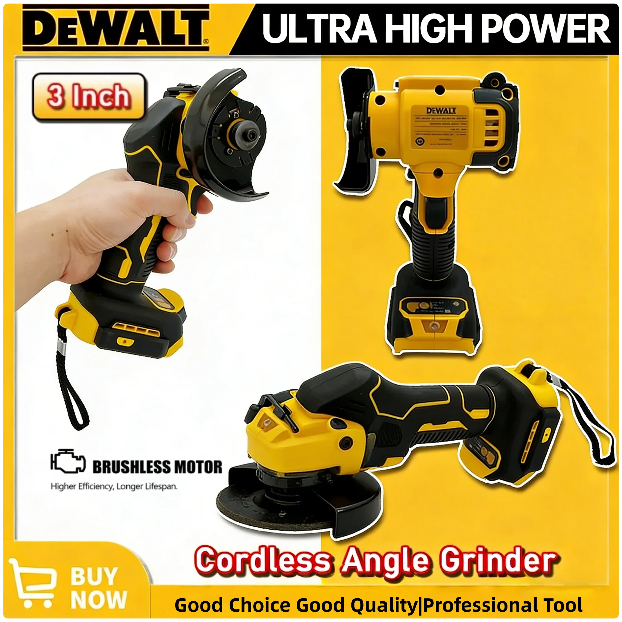 Аккумуляторная угловая шлифовальная машина DEWALT 3 дюйма, электрический инструмент для шлифовки, полировки и резки
Аккумуляторная угловая шлифовальная машина DEWALT 3 дюйма, электрический инструмент для шлифовки, полировки и резки