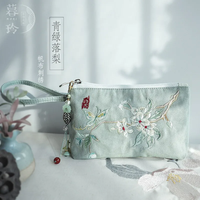 Chinese Style 6.8 Inch Mobile Phone Bags Retro Ethnic Style Simple Canvas Embroidery Pencil Bag Change Key Zipper Clutch Bags
Chinese Style 6.8 Inch Mobile Phone Bags Retro Ethnic Style Simple Canvas Embroidery Pencil Bag Change Key Zipper Clutch Bags