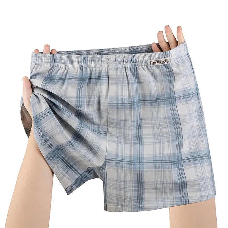 Young Boys Loose Plaid Boxer Shorts Men's Thin Cotton Pajama Teen Breathable Homewear Sleep Bottom Arrow Pants Underwear Tunk
Young Boys Loose Plaid Boxer Shorts Men's Thin Cotton Pajama Teen Breathable Homewear Sleep Bottom Arrow Pants Underwear Tunk