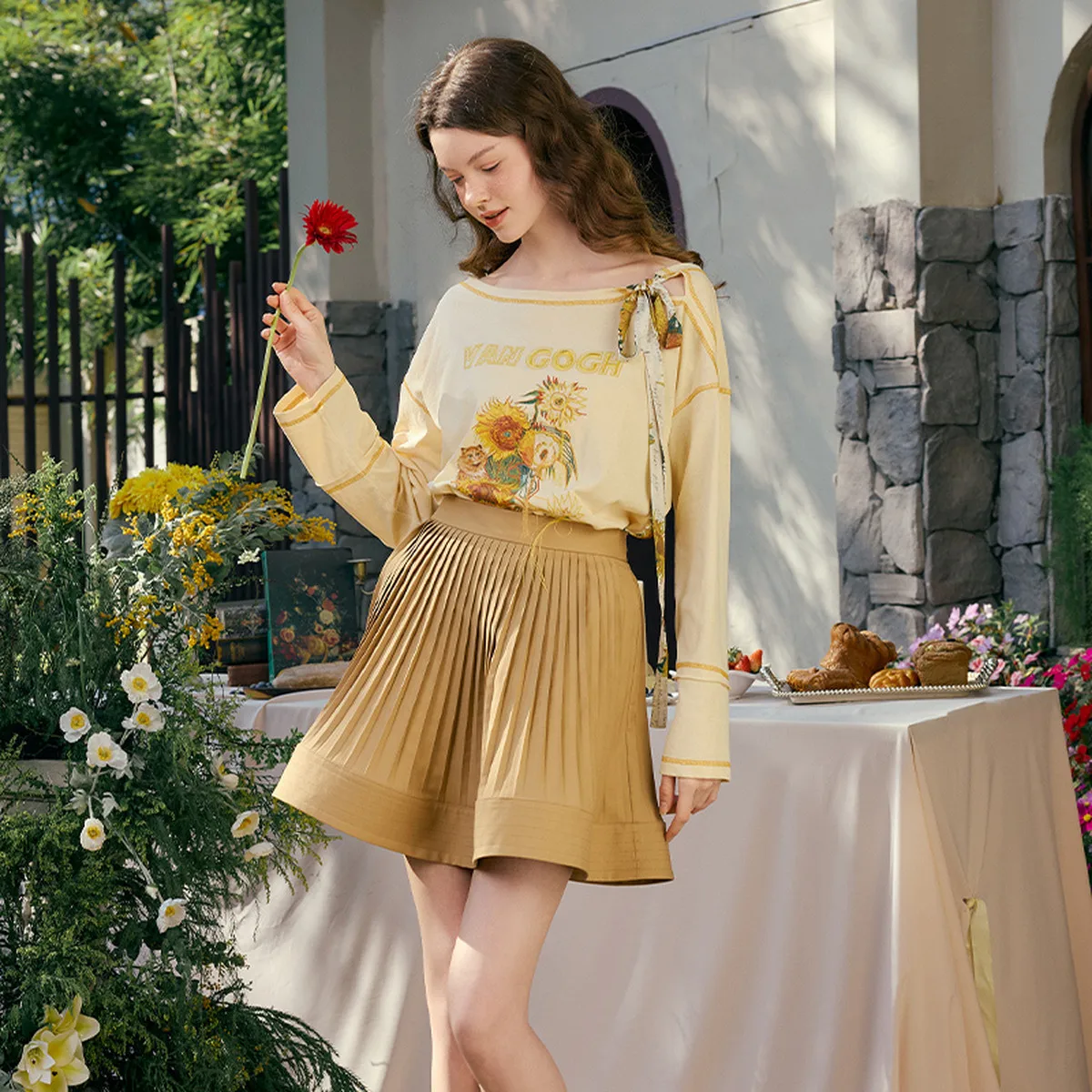 Van Gogh-Inspired Butterfly Skirt - Summer Chic Pleated High-Waist Midi
Van Gogh-Inspired Butterfly Skirt - Summer Chic Pleated High-Waist Midi