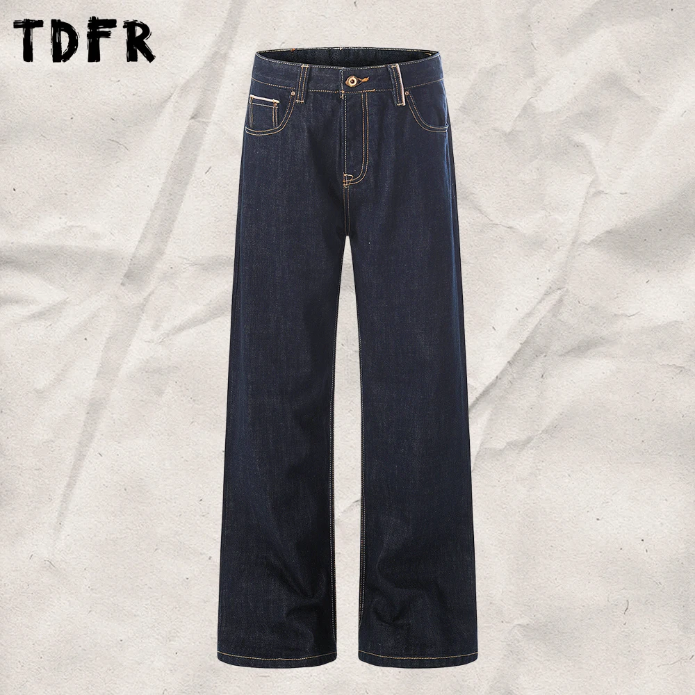 Raw Jeans Mens Retro Topstitch Casual Loose Straight-leg Denim Pants Man
Raw Jeans Mens Retro Topstitch Casual Loose Straight-leg Denim Pants Man