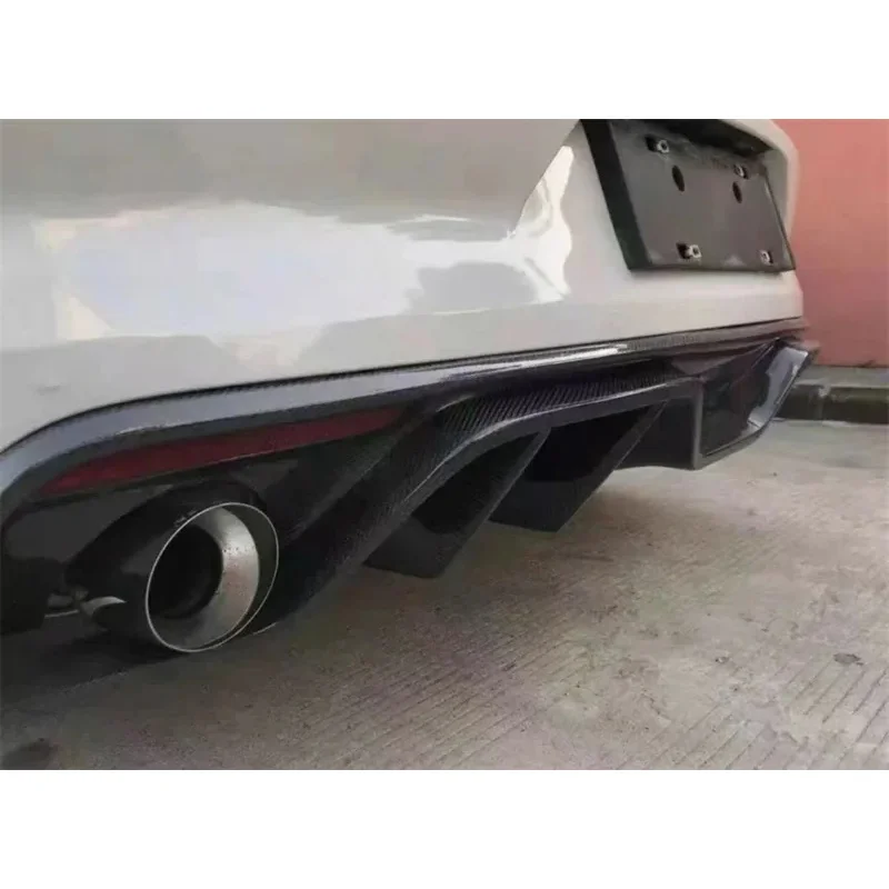 Real Carbon Fiber Rear Bumper Lip Diffuser Spoiler Car Body Accessories Mustang 2014 2015 2016 2017
Real Carbon Fiber Rear Bumper Lip Diffuser Spoiler Car Body Accessories Mustang 2014 2015 2016 2017