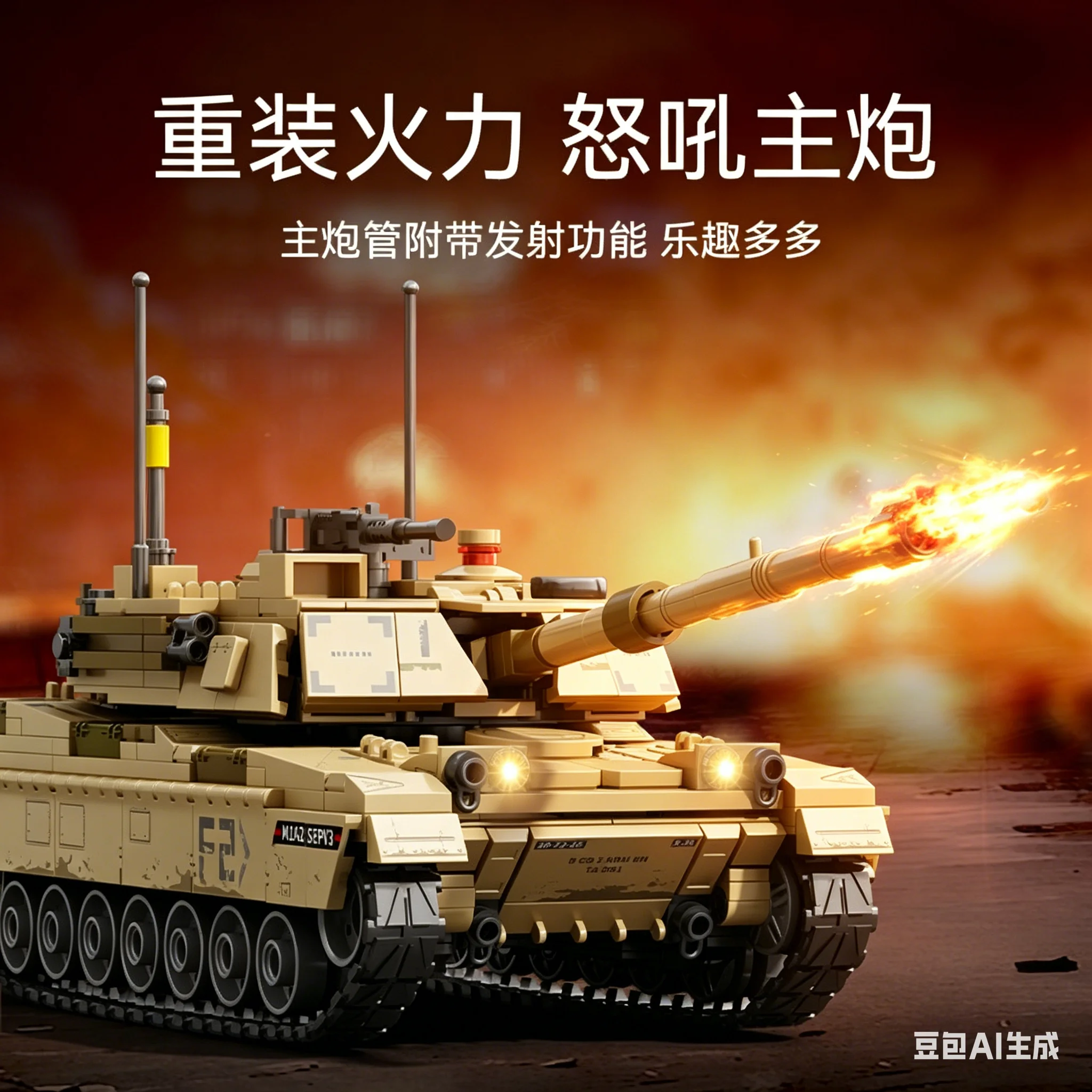 M1A2 Abrams Tank Military Armor Building Blocks Model Bricks Set War Game Diorama Compatible with Lego Kids Gift NO.207226
M1A2 Abrams Tank Military Armor Building Blocks Model Bricks Set War Game Diorama Compatible with Lego Kids Gift NO.207226