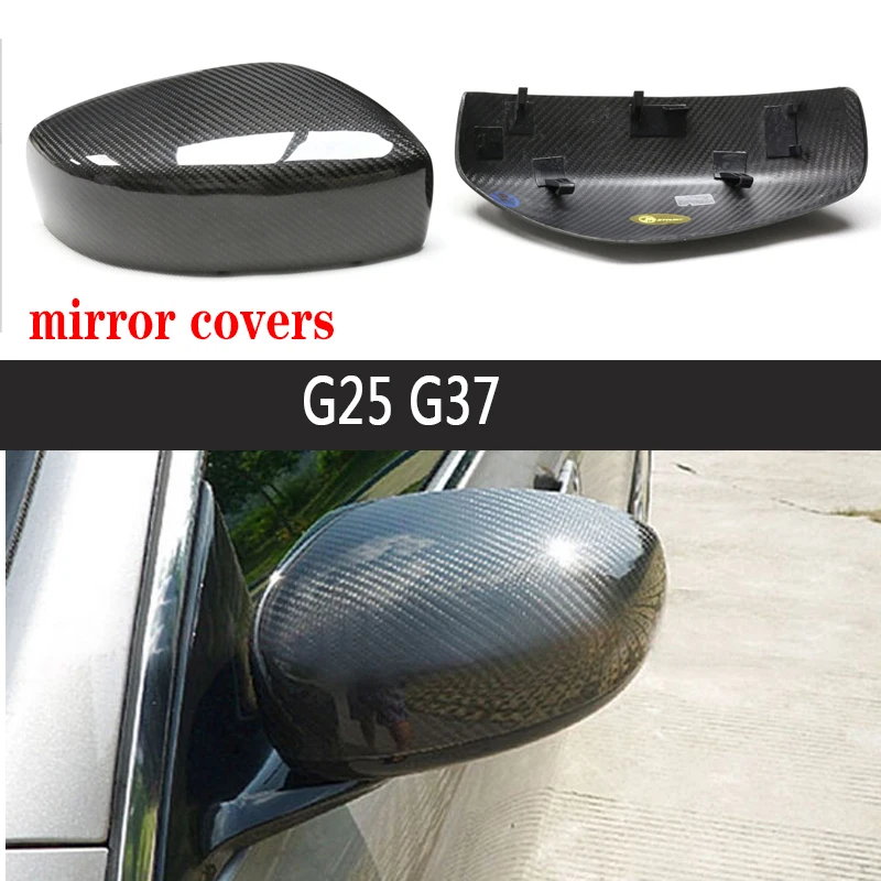 For Infiniti G series G25 G37 Dry Carbon Fiber Rear view Mirror Caps Cover Adhesive Shell Rear view mirror housing body kit
For Infiniti G series G25 G37 Dry Carbon Fiber Rear view Mirror Caps Cover Adhesive Shell Rear view mirror housing body kit